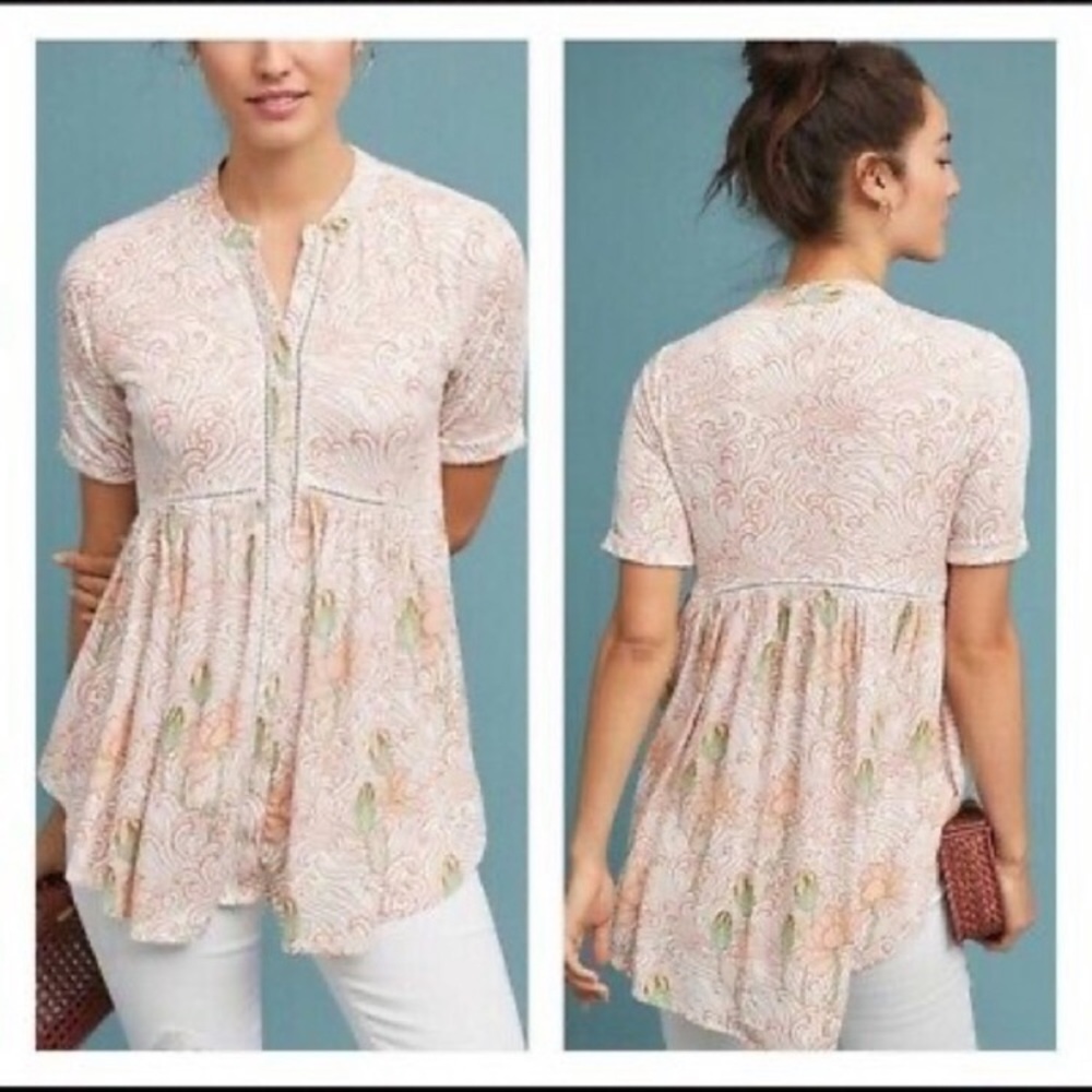 Sold!! Anthropologie Akemi Kin Veria Peplum tunic - Picture 3 of 10